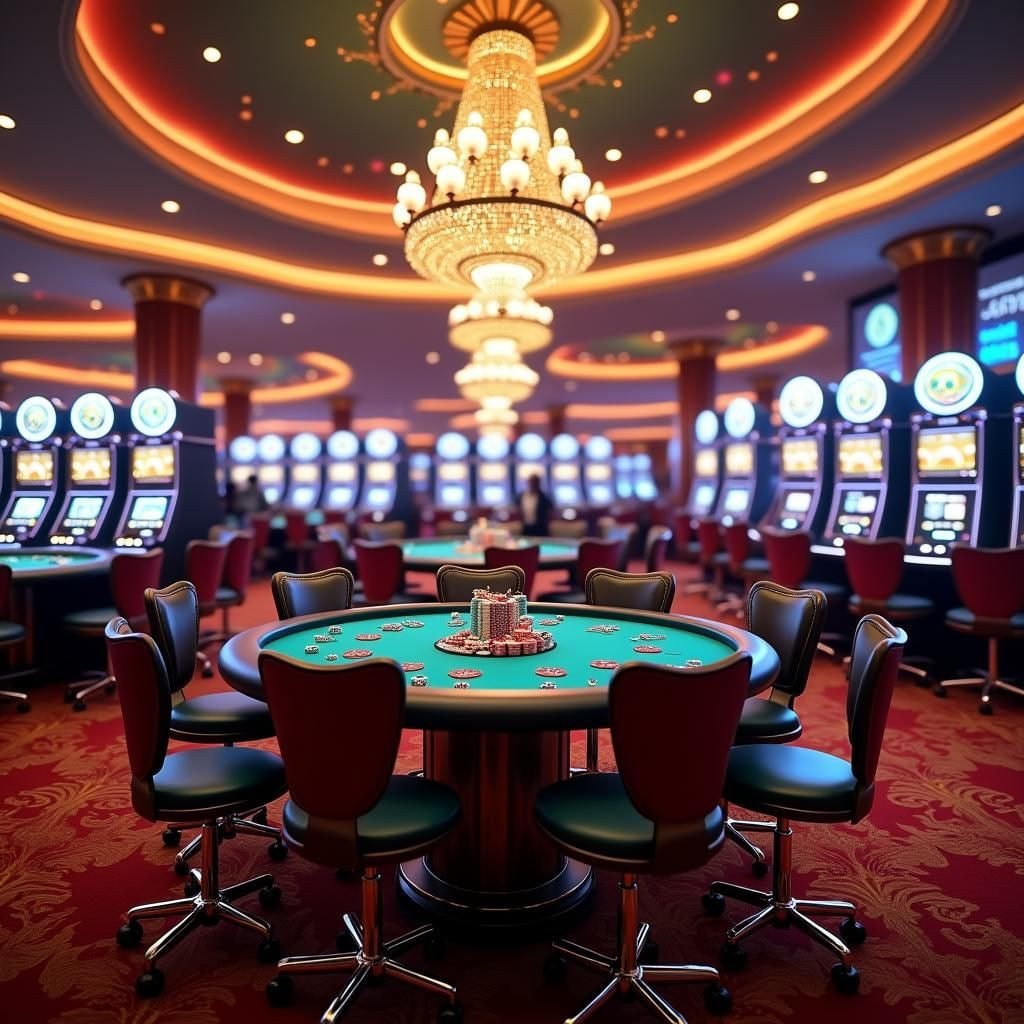 Giao diện slot online và live casino lixi88